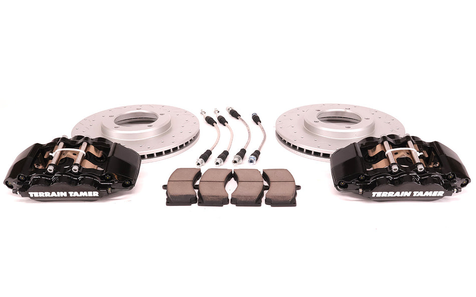 Toyota Land Cruiser TT Extreme Big Brake Kit 6 Pot Front – Suits Automatic Hubs