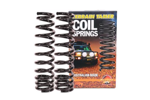 Coils FRT Raised 40MMM TO 100KG W/bar Tapered WIRE V6 V8 – Toyota Land Cruiser 200 Series
