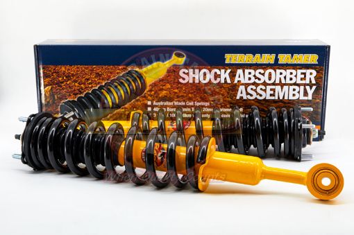 COIL OVER Shock ASSY PAIR Raised 40MM TO 100KG WITH BULL BAR – Toyota Land Cruiser 200 Series