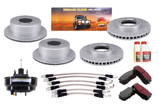 TT Fortified Brake Upgrade KIT NON ABS 2 BOLT Master CYL. – Toyota Land Cruiser 80 Series