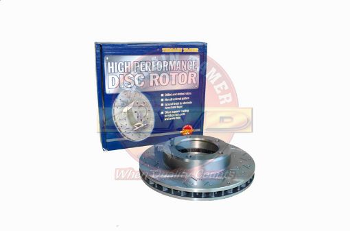 T/T Dimpled & Slotted Rotor FRONT – Toyota Land Cruiser