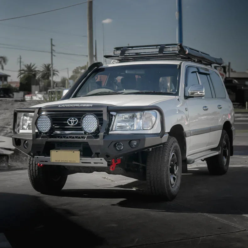Rockarmor Gt Hoop Steel Bullbar Combo Package - Land Cruiser 105 Series 98-07 (Full Bar Replacement)