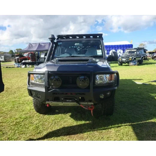 Rockarmor Gt Hoop Steel Bullbar Combo Package - Toyota Land Cruiser 79 03/2007 - 11/2023 (Full Bar Replacement)