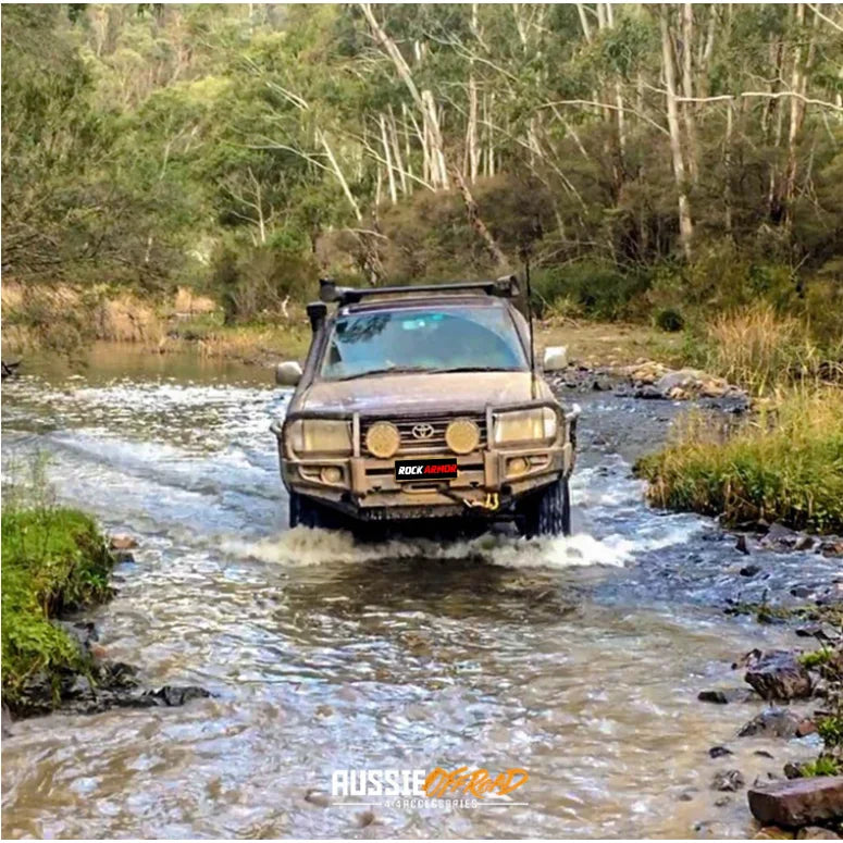 Rockarmor Premium Bullbar Frontal Combo To Suit Toyota Land Cruiser Fj105 1998-2002 (Live Axle)(Full Bar Replacement)